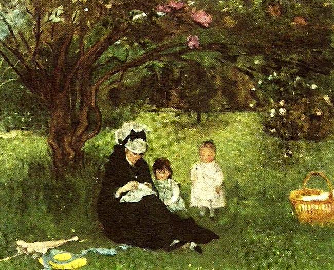 Berthe Morisot i maurecourt oil painting image